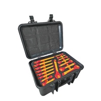 Kit d'outils d'électricien isolés VDE 1000V, 49 pièces, en CR-V, avec mallette pour réparation, installation et maintenance, vente en gros OEM