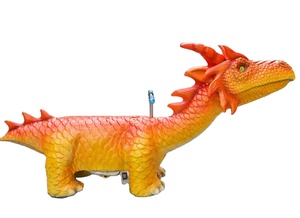 <span class=keywords><strong>Dinosaurio</strong></span> Mecánico de 1.7m a Tamaño Real, Operado con Monedas, Juguete para Montar |   Atracción Animatrónica con Control Remoto para Niños, para Interiores/Exteriores - Product Image 2