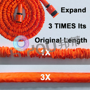Tuyau d'arrosage flexible et extensible de 25 à 250 pieds, directement de l'usine, pour lavage de voitures, jardin, cour, pelouse, terrasse - Product Image 2
