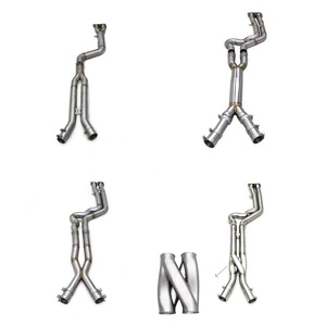 ท่อไอเสียกลางแบบ Bolt-on ขนาด 2.75 นิ้ว รุ่น <span class=keywords><strong>Z</strong></span>/X สำหรับ BMW X3M/X4M F97/F98 3.0T ปี 2019-2023 ท่อไอเสียกลางสำหรับรถแข่ง/ใช้งานทั่วไป - Product Image 1