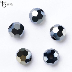 8mm Czech Round Spacer Glass Beads Shiny Ball Beads for Jewelry Making DIY Bracelet Necklace Accessories Crystal Beads - Product Image 6