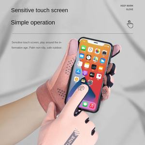 Automne hiver femmes hommes TAI RAN <span class=keywords><strong>Vertical</strong></span> opéra-longueur Polyester velours coupe-vent écran tactile vélo extérieur chaud gants - Product Image 4