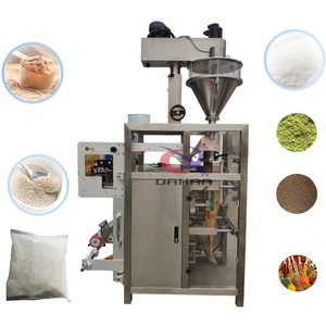 Paquete de llenado de polvo detergente, embalaje automático de bolsas, precio de la máquina empacadora de cuello levantado en polvo - Product Image 3