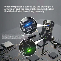 Testeur d'inductance Type-C W01 V2.0, testeur de bobine en circuit pour la réparation de PCB d'iPhone et d'ordinateurs portables, diagnostic rapide des pannes
