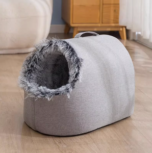 s Best-Selling Eco-friendly Round Cloth Type Pet Nest <b>Dog</b> Bed for All Seasons Solid Pattern - Product Image 1