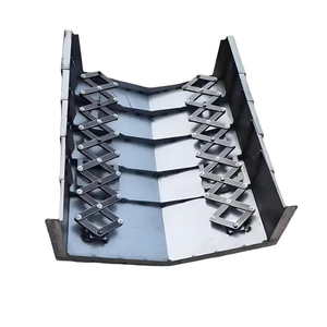 カスタマイズされたステンレス鋼伸縮ダストプルーフベローシールドカバー<span class=keywords><strong>CNC</strong></span>旋盤用高信頼性 - Product Image 1