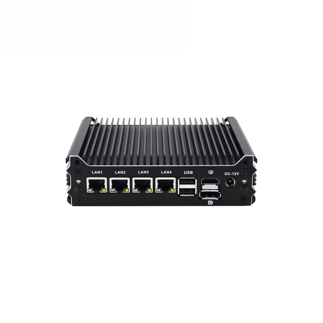 Aistone Free Custom Logo 4 Lan Mini PC IPC120-4L N100 4K Router Display Port 2.5GB Proxmox Firewall Appliance in Stock