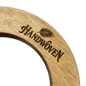 Abanico de Bambú y Hierba de Río Trenzado a Mano, Ecológico, con Logotipo Personalizado, para Regalo o Decoración del Hogar - Product Image 4