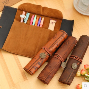 Estuche para Lápices con Diseño Vintage de Mapa del Tesoro <span class=keywords><strong>OKASA</strong></span>, Material EVA, 20.5x31CM, Color Personalizado, Logotipo, para Libros, Maquillaje y Cosméticos - Product Image 1