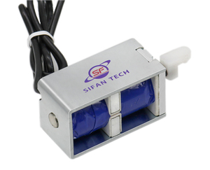 Khung DC24V Đẩy Kéo Dài Đột Quỵ Điện Tử Giữ Đôi Chốt <span class=keywords><strong>Solenoid</strong></span> Bi Ổn Định <span class=keywords><strong>Solenoid</strong></span> Giữ Solenoids 5.35 Watt 400 Gf - Product Image 2