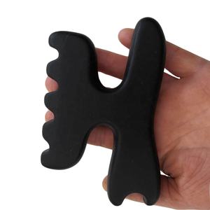 Nuovo Strumento per Massaggio <span class=keywords><strong>Gua</strong></span> <span class=keywords><strong>Sha</strong></span> in <span class=keywords><strong>Pietra</strong></span> Bian Nera per Viso e Corpo, Terapia Anti-età per Uso Domestico/Spa - Product Image 2