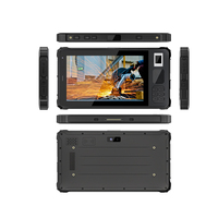 Tablette robuste Android 8 pouces 8 Go + 128 Go Lecteur de codes-barres Tablette PC industrielle extérieure étanche IP68