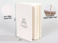 Carnet A5 en toile rigide OEM/ODM en vrac, écologique, non ligné, en papier Shamuo, impression personnalisée, promotionnel pour entreprises
