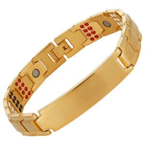 3500 Gauss mıknatıslar ile çelik Metal bileklik manyetik toka kayış moda Charm bilezikler ile terapötik manyetik terapi - Product Image 1