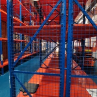 Système de rayonnage sélectif en acier robuste avec protection anticorrosion, étagères de stockage multi-niveaux