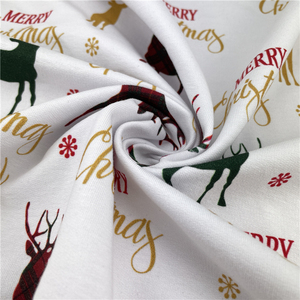 <span class=keywords><strong>Tissu</strong></span> en molleton de coton biologique 280 g/m² à tricotage chaîne, extensible et lourd, pour robes et costumes, avec motifs de Noël personnalisés et respectueux de l'environnement - Product Image 5