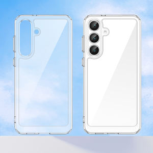 Funda de teléfono Funda para móvil Acrílico transparente y TPU suave para Galaxy S25 <span class=keywords><strong>FE</strong></span> Hard para Samsung S25 Edge Luxury 100% Fit Case - Product Image 5