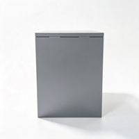 Boîte de livraison de colis extérieure antivol en acier galvanisé avec serrure à clé, autoportante, durable et étanche pour la maison/le bureau