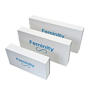Coffrets cadeaux de lingerie féminine de luxe personnalisés recyclables avec boîte magnétique, gaufrage, pelliculage mat et cadre photo en papier prêt à l'emploi - Product Image 5