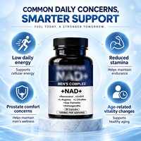 Capsules NAD+ pour hommes en marque privée OEM avec CoQ10 60 gélules pour l'énergie antioxydante et la vitalité masculine