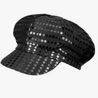 Chapeau à paillettes pour femmes, casquette scintillante