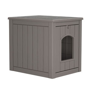 견고하고 조립하기 쉬운 실내외 다기능 고양이집 방수 방풍 숨김형 화장실 플라스틱 단열 - Product Image 1