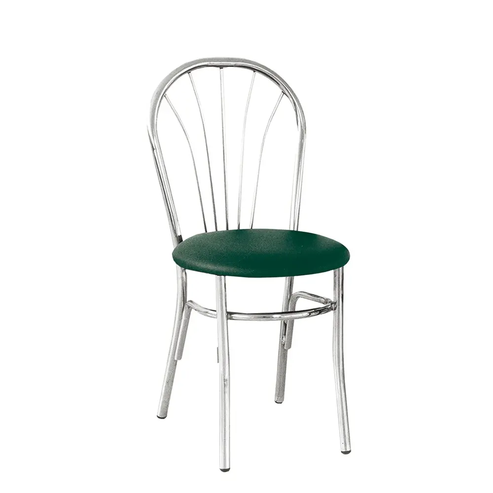 เก้าอี้รับประทานอาหารในร้านอาหารเก้าอี้กรอบโลหะวางซ้อนกันได้สำหรับงานเลี้ยงเฟอร์นิเจอร์