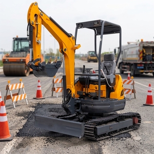 Mini-excavatrice HT16 18 22 25, pelle agricole sur chenilles, godet hydraulique à pouce, pour l'entretien routier, avec pompe moteur et forte puissance de creusement - Product Image 3