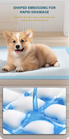 Tapis de propreté jetable écologique en fibres super absorbantes, anti-fuites, antidérapant et anti-odeur pour chiots