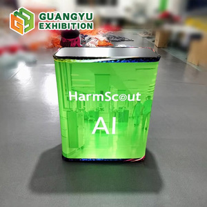 Comptoir en tissu tendu portable avec logo personnalisé, comptoir <span class=keywords><strong>de</strong></span> réception, table pop-up simple pour la publicité et les expositions - Product Image 1
