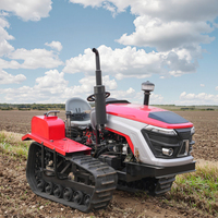Haute efficacité 50 HP Agriculture lumière rotoculteur rotatif Diesel chenille puissance rotative rotoculteur rotatif nouveau motoculteur et tracteur