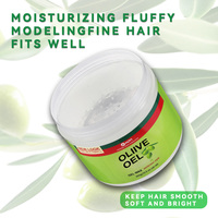 Cire coiffante à l'huile d'olive verte, fixation forte, pour salons de coiffure - Fournisseur direct usine