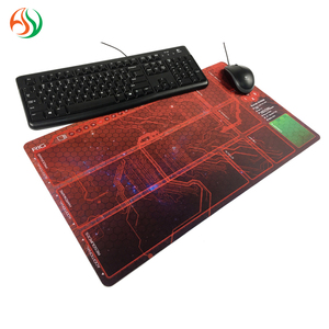 Alfombrilla de ratón de neopreno para videojuegos, accesorio de color negro, talla XXL - Product Image 6