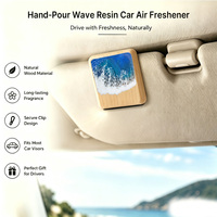 Diffuseur de parfum longue durée pour voiture, à clipser sur grille d'aération, en alliage d'aluminium, design or rose, avec logo personnalisé, emballage de vente au détail