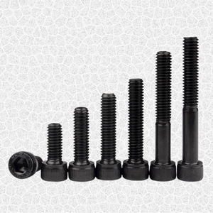 Internal Hex Bolts Cylindrical Head 60mm Black Oxide Finish High Strength 8.8 Grade For Mechanical Assembly - Product Image 3