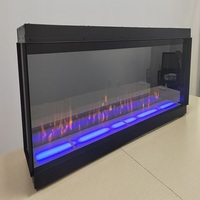 Cheminée électrique moderne et élégante LED autoportante pour la maison et l'hôtel Matériau métallique d'exploitation anglais