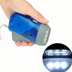Linterna de Manivela con 3 LED, Lámpara de Dínamo para Campamento - Product Image 4