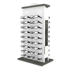 Expositor Óptico de Sobremesa de Doble Cara Personalizado, Expositor de Gafas de Sol Acrílico para 20 Pares, Soportes de Exhibición de Gafas para Ópticas - Product Image 5