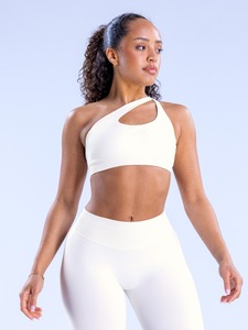 Một Vai backless Áo ngực thể thao đàn hồi cao Workout chạy đồ lót phòng tập thể dục thể dục Yoga áo ngực liền mạch Áo ngực thể thao cho phụ nữ - Product Image 6