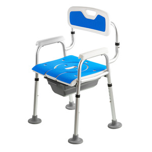 Chaise de douche Meiruide en alliage d'aluminium, réglable en hauteur, avec siège de toilette pour personnes âgées et handicapées - Product Image 5