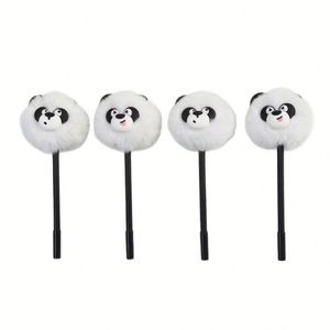 Nuevo Bolígrafo de Gel con Forma de Gato, Adorable, Moderno, Creativo, con Bola de Peluche, Tinta Negra a Base de Agua, Regalo de Papelería - Product Image 1