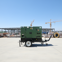 Generadores Diésel Móviles con ATS, Originales, para Motor de 8-50kw 10kva, Tipo Remolque