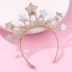 عصابة رأس للأطفال تاج إبداعي متسلسل للأطفال من البلاستيك صبياني - Product Image 2