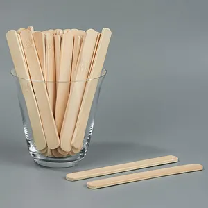 Bastões de bambu natural para higiene, bastão cardíacos, agitador, bastões de bambu