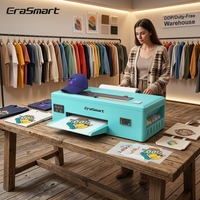 Impresora DTF EraSmart A3 con Tinta Blanca, Máquina de Transferencia Directa a Película para Camisetas y Prendas, Envío Inmediato desde Almacén en EE. UU.