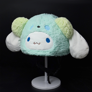 Funda de Casco de Felpa con Diseño de Cinnamoroll para Esquí y Motocicleta, Forro Polar Suave, 4 Colores, Logotipo Personalizado Disponible - Product Image 5