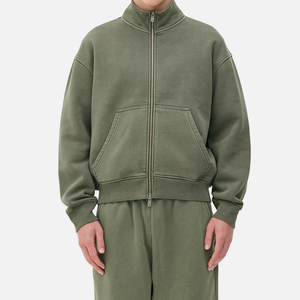 funnel neck pullover hoodie