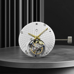 Movimiento de Reloj Tourbillon Real con 19 Rubíes, Cuerda Manual, Logotipo OEM Grabado, Hecho a Mano, GFL-6600, 33mm - Product Image 4