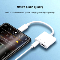 Adaptateur d'écouteurs de type C de haute qualité 2 en 1, adaptateur de câble audio de type C USB vers prise jack 3,5 mm, convertisseur de casque