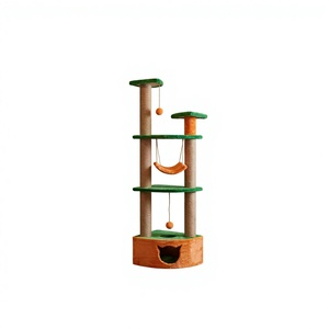 High Quality Amistar Classic Jute Corner <b>Cat</b> <b>Scratching</b> <b>Post</b> with Swing 4 Levels & Eco-Friendly Durable Carton Indoor <b>for</b> <b>Cats</b> - Product Image 1